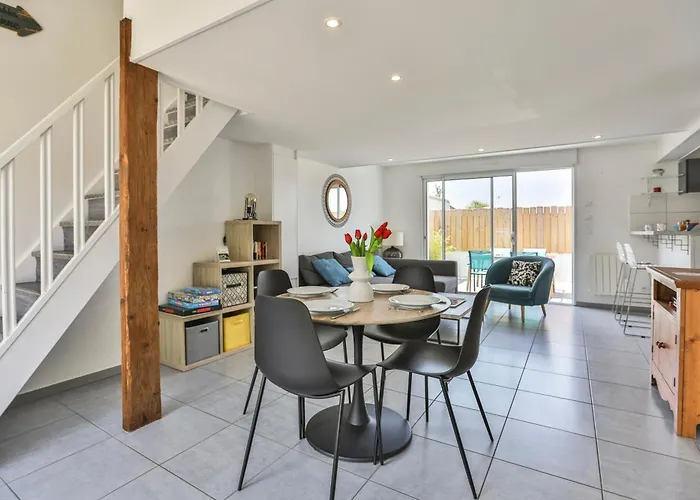 בית נופש La Tranquilite Bleue - Maison Avec Et Parking Cloture